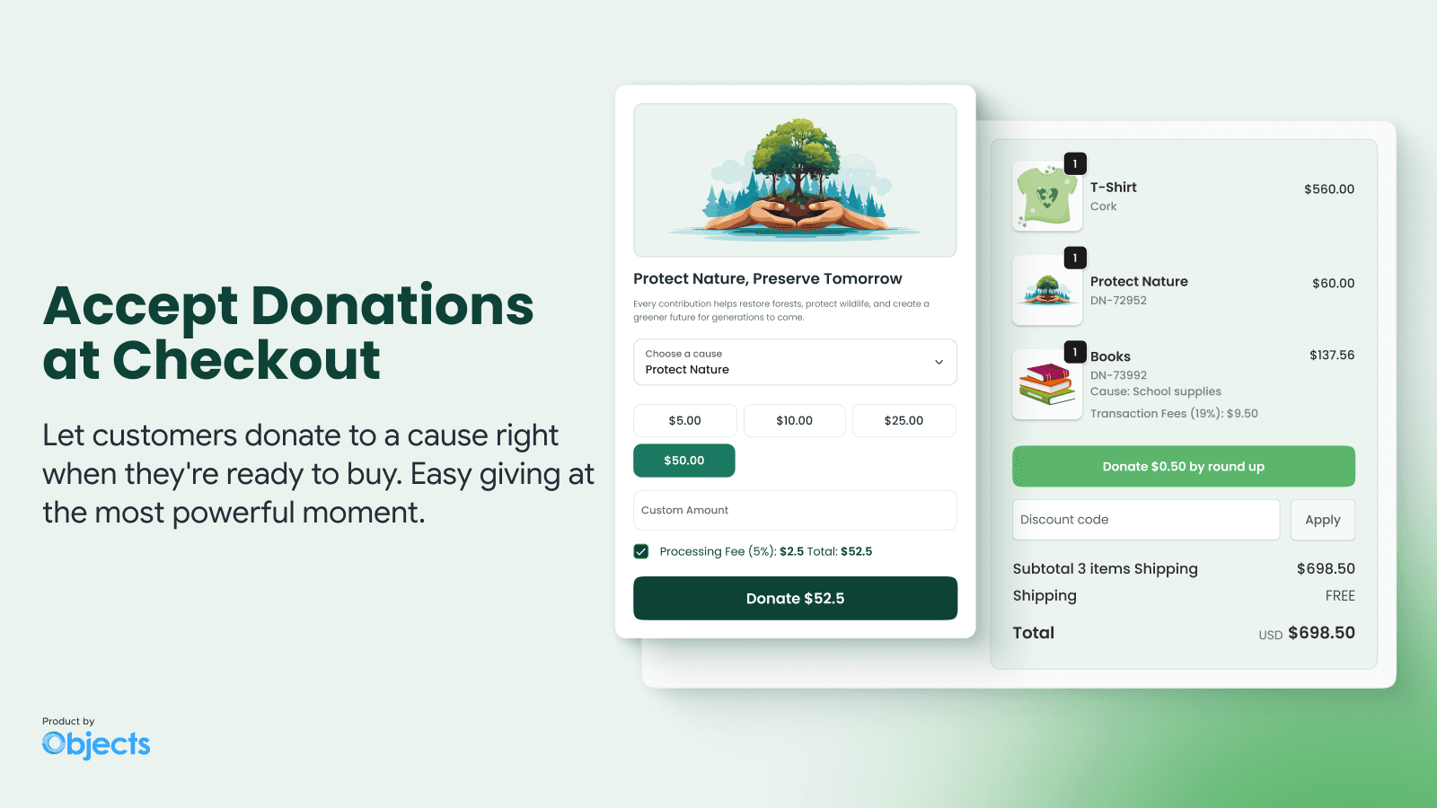 Accept Donations Right at Shopify Checkout, Donate Now: Donation & Charity