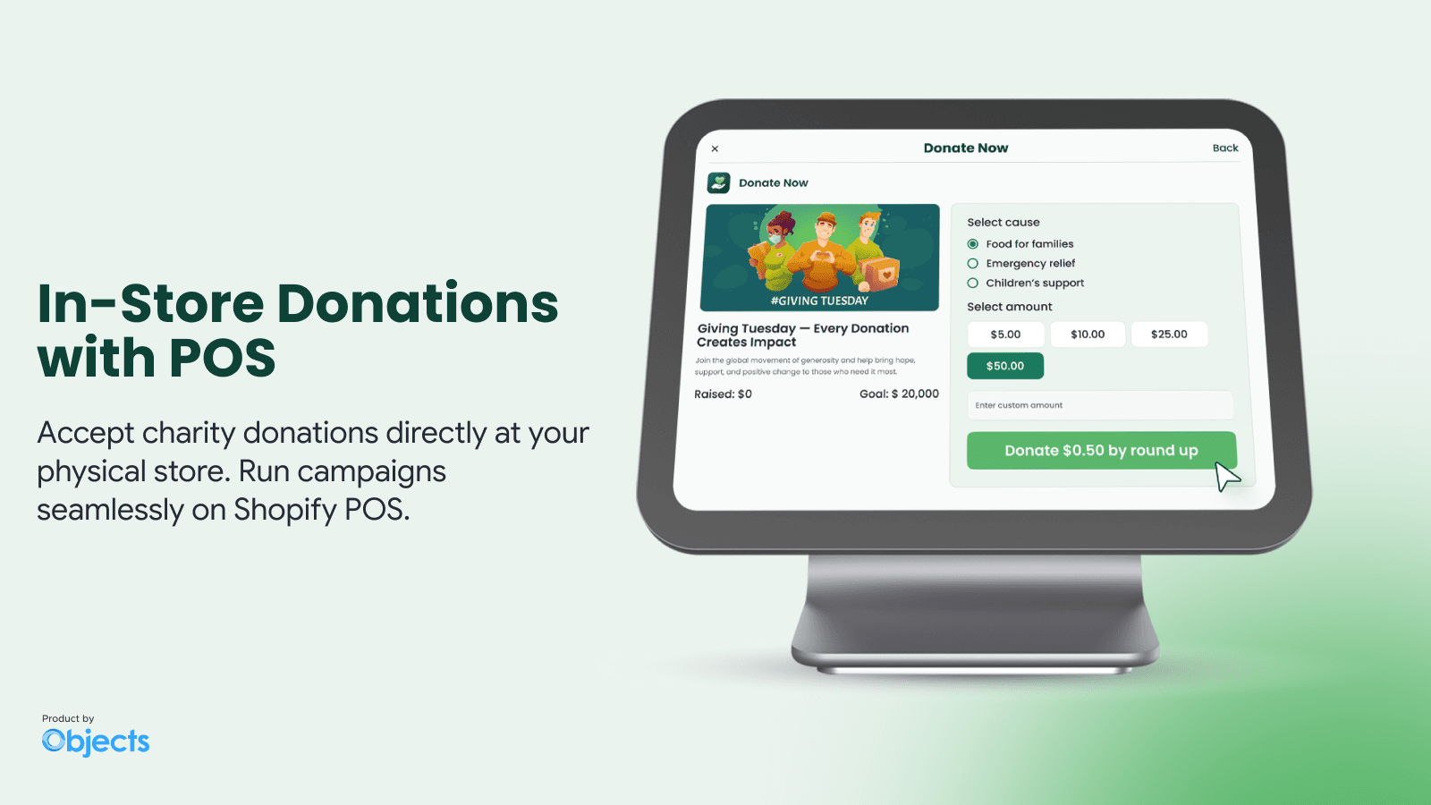 Collect In-Store Donations With Shopify POS, Donate Now: Donation & Charity