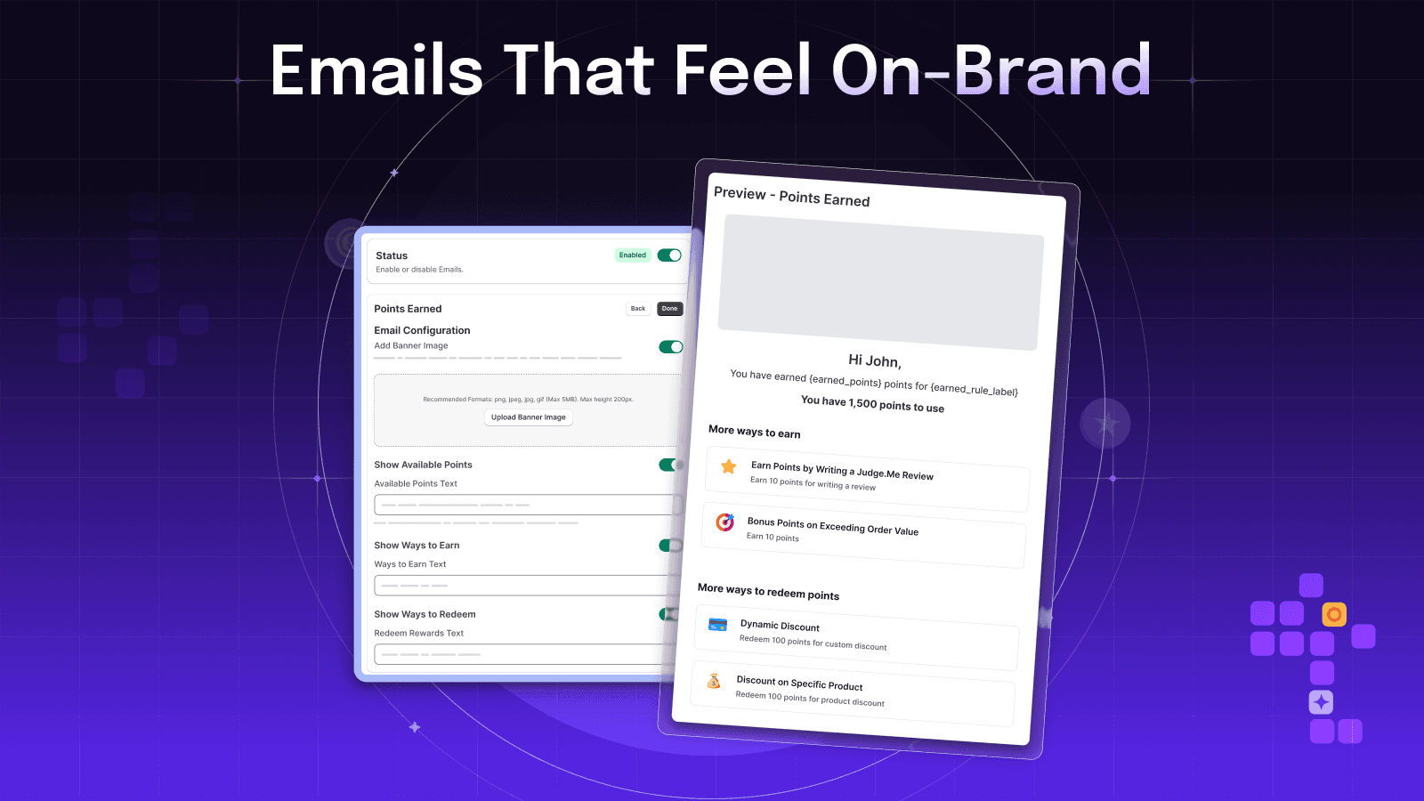 Loyalty Emails That Feel On-Brand, myCred Loyalty Points & Reward
