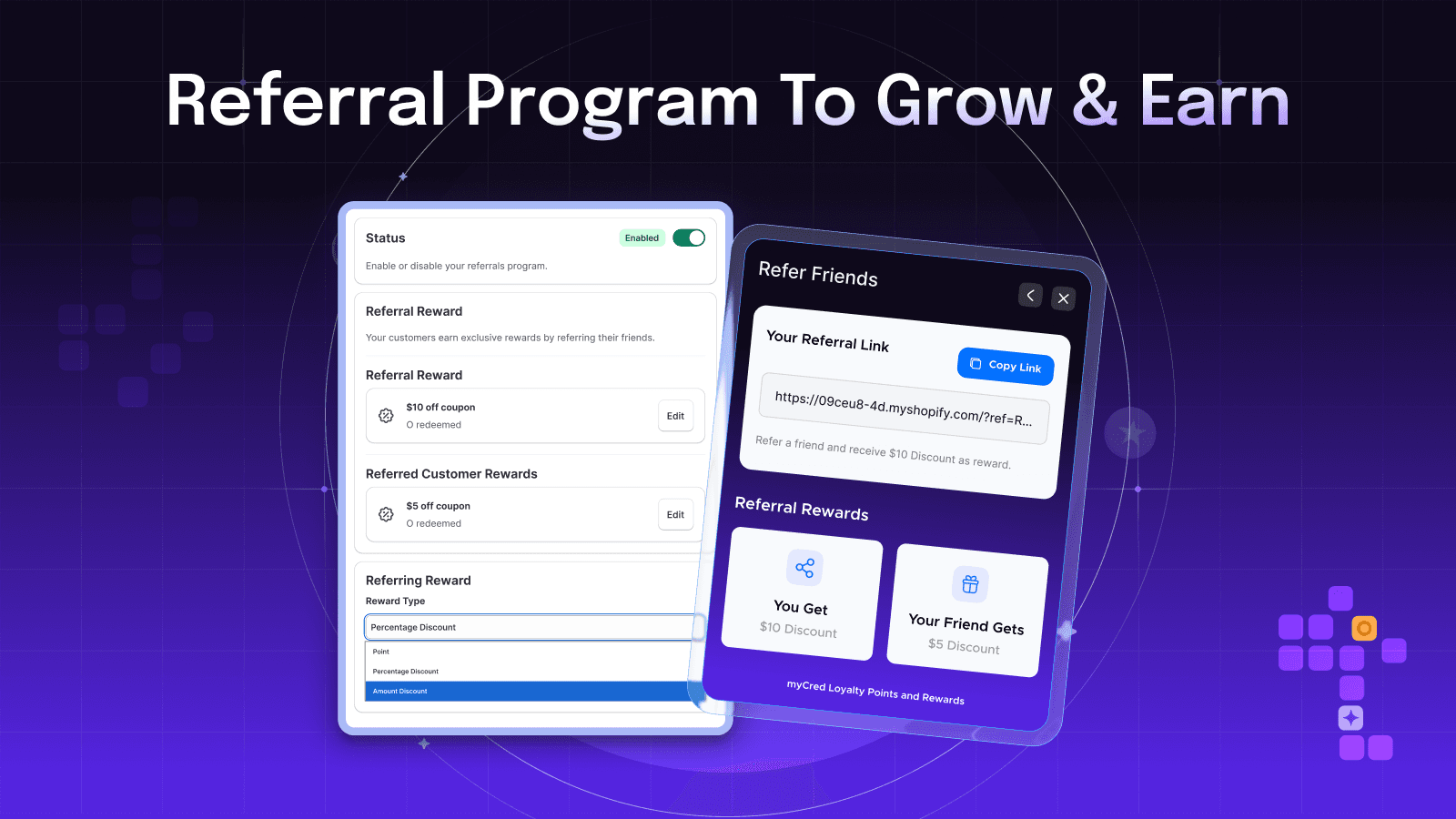 A Referral Program That Pays Both Sides, myCred Loyalty Points & Reward