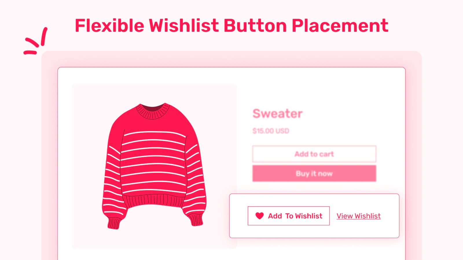 Put the Wishlist Button Exactly Where It Converts, Smart Product Wishlist